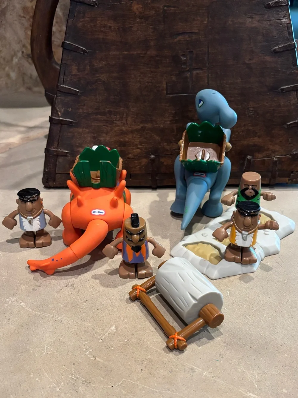 Little Tikes B.C. Builders Parasaurolophus and Stegosaurs Dinosaurs Playset